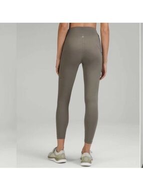 Lululemon Power Thru High-Rise Tight Size 18 / Plus Size Rover Sage Green 24"